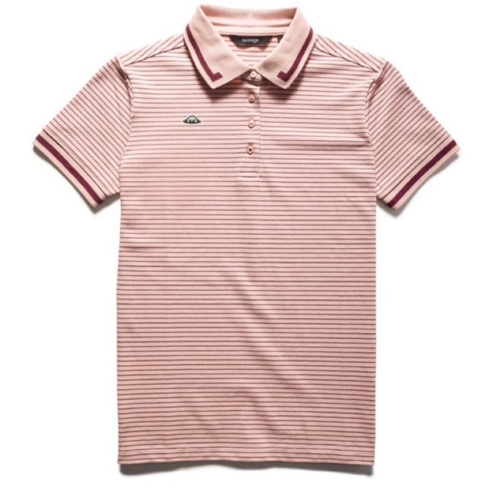 Radmor Michele BobRad Stretch Pique Stripe Polo